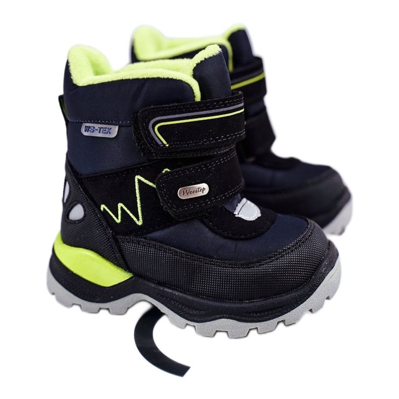 WEESTEP Stivali Da Neve Per Bambini Riscaldati Con Lana Blu Navy Booom 1