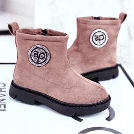 Apawwa Stivaletti Bambini Beige Alvin 1