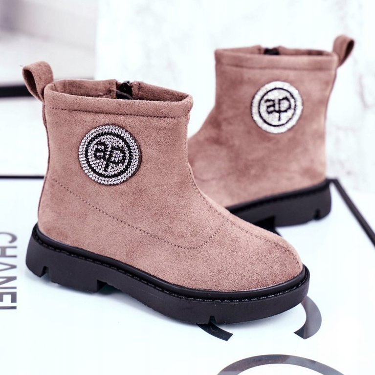 Apawwa Stivaletti Bambini Beige Alvin 1
