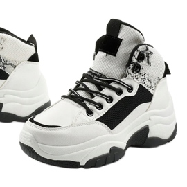 Sneakers bianche Cirisesis bianca nero 1