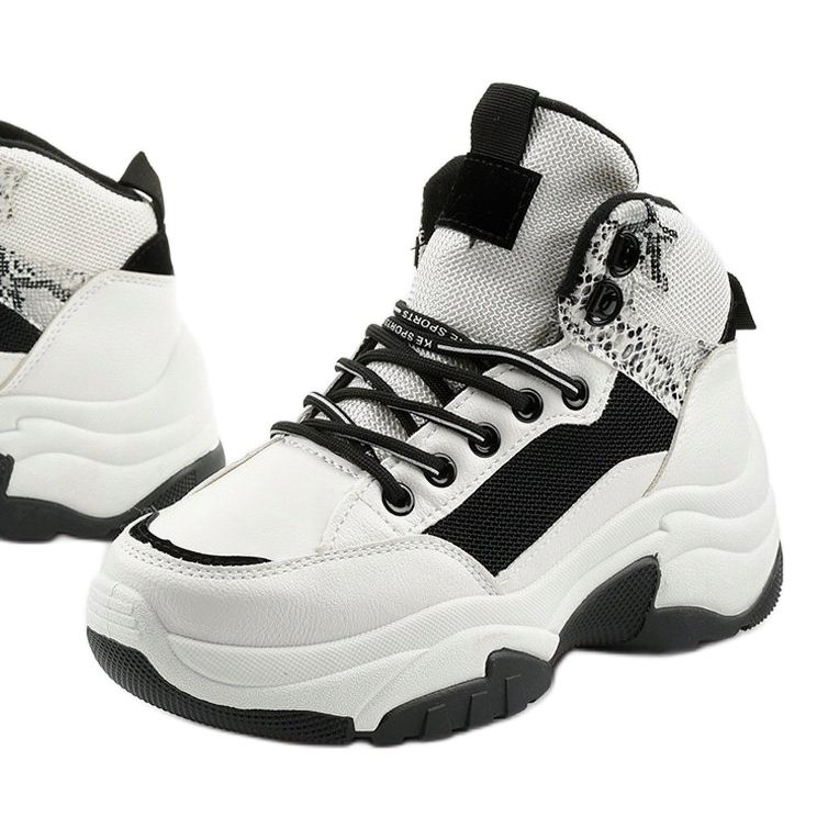 Sneakers bianche Cirisesis bianca nero 1