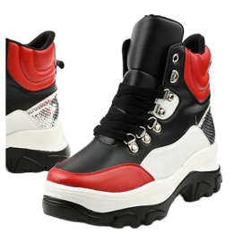 Sneakers rosse Neamelira colorate nero rosso 1