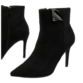 Stivaletti neri con paillettes Adrearene nero 1