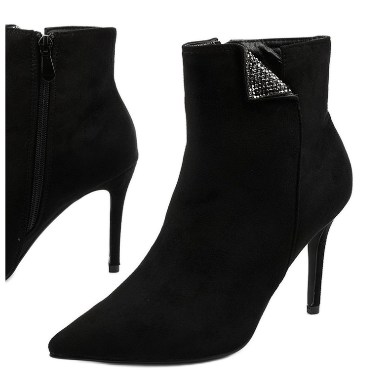 Stivaletti neri con paillettes Adrearene nero 1