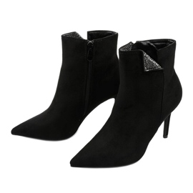 Stivaletti neri con paillettes Adrearene nero 2