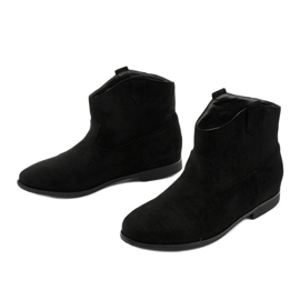 Stivali slip-on in camoscio nero Epsom 2