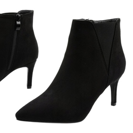Stivaletti neri con elastico Pattera nero 1
