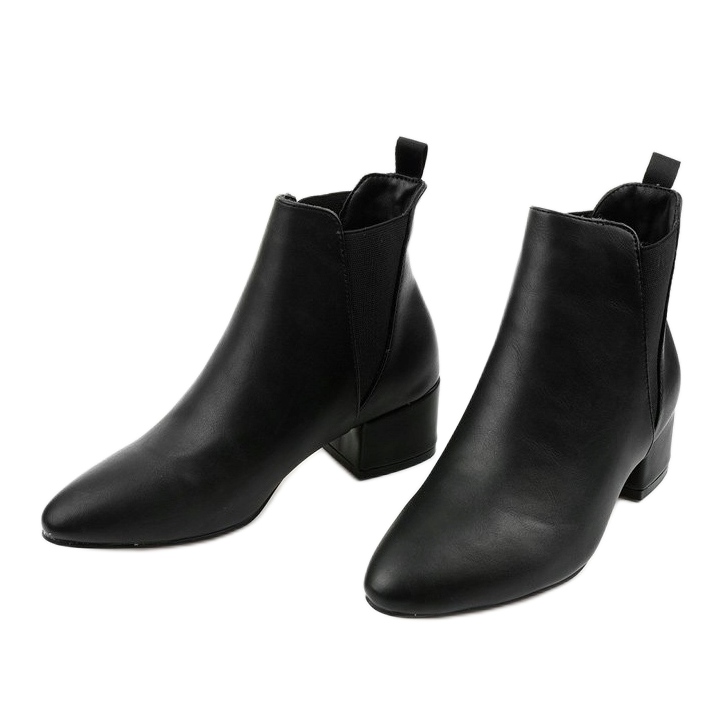Stivaletti neri con elastico Lucency nero 2