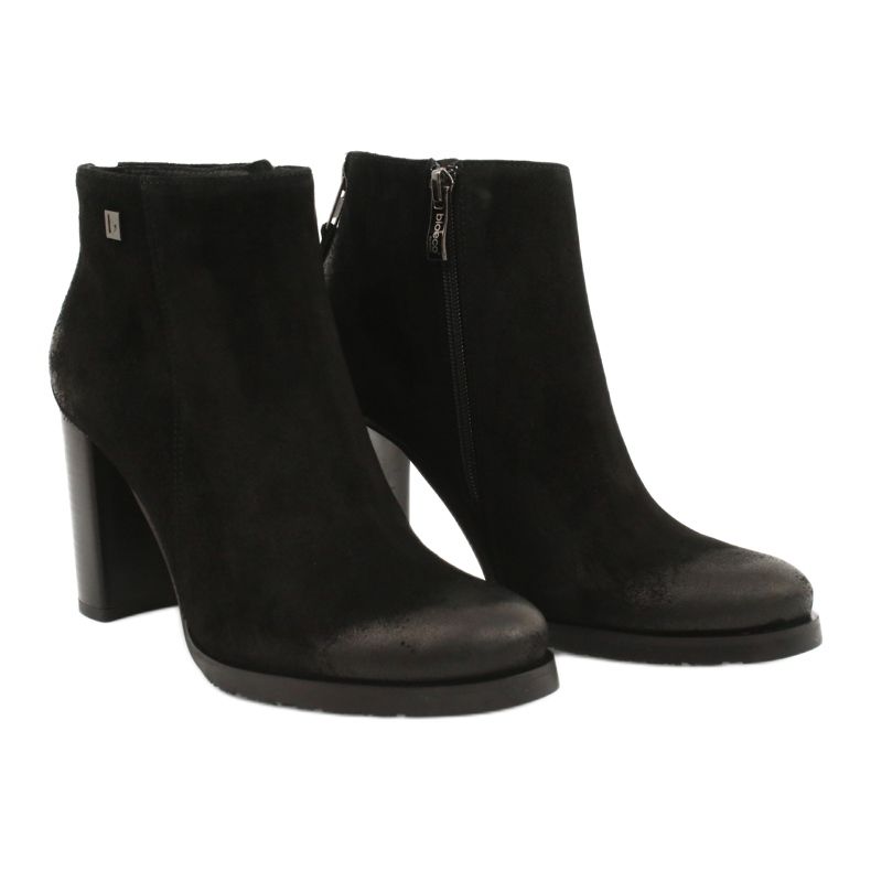 Arka Stivali in pelle scamosciata nera femminile 7213 nero 2