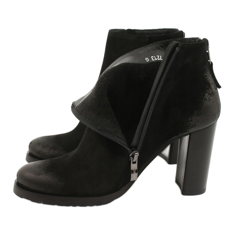 Arka Stivali in pelle scamosciata nera femminile 7213 nero 3