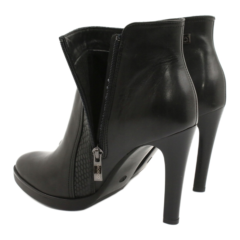 Stivali da donna in pelle Arka 7245 nero 3