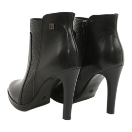 Stivali da donna in pelle Arka 7245 nero 2