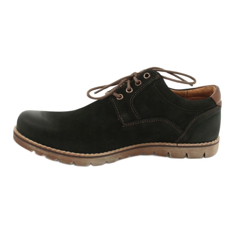 Scarpe stringate casual Riko 761 da uomo, nere nero 1