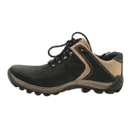 Trekking sportivo da uomo Riko 474 nero beige 1