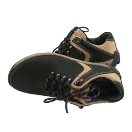 Trekking sportivo da uomo Riko 474 nero beige 5