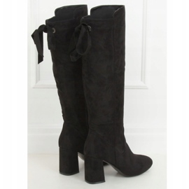 Stivali neri con tacco alto J19-65 Black nero 1