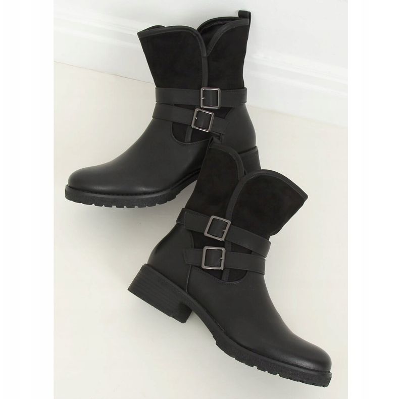 Stivali neri da donna neri 8912 Black nero 1