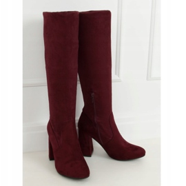 Tacco alto bordeaux D7533 Wine Red rosso multicolore 1