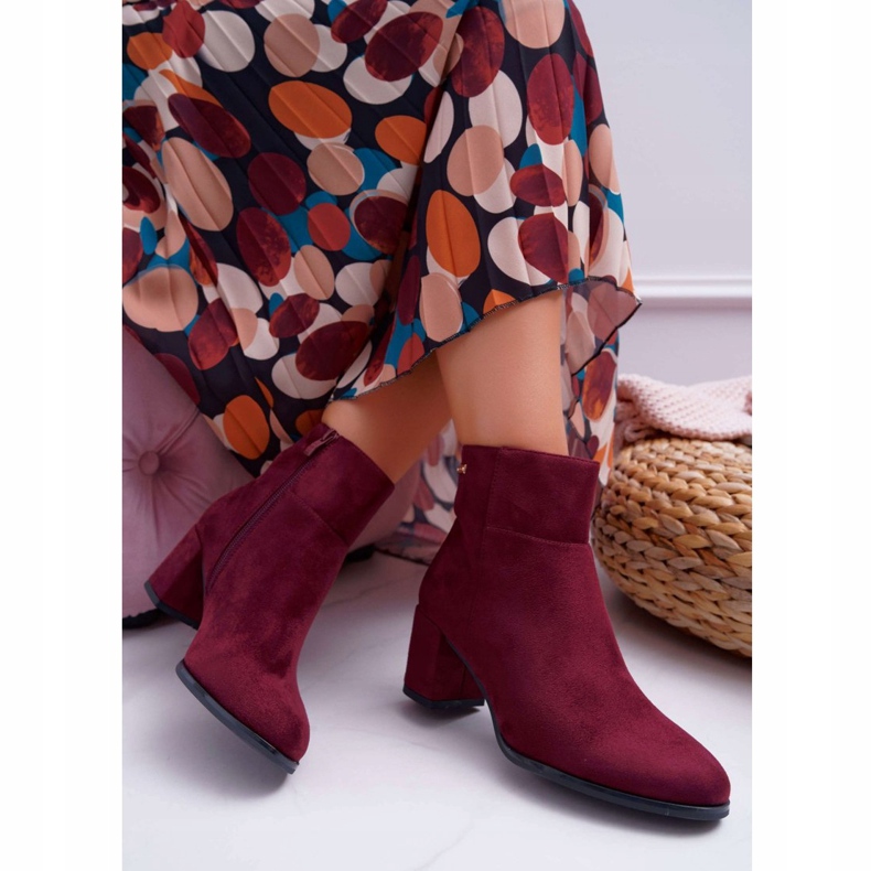 Stivali Donna Con Tacco Alto Sergio Leone Borgogna BT522 rosso 2