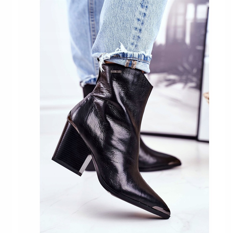 Stivali Donna Con Tacco Pelle Big Star Nero GG274919 1