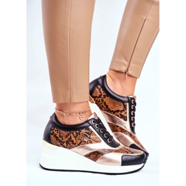 GOE Scarpe Sportive Donna Sneakers Pelle Nera GG2N3044 nero multicolore 2