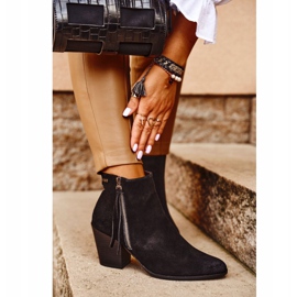 Stivali da donna con tacco alto Big Star Black GG274362 nero 2
