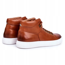 Sneakers Uomo Pelle GOE Marrone GG1N3011 2