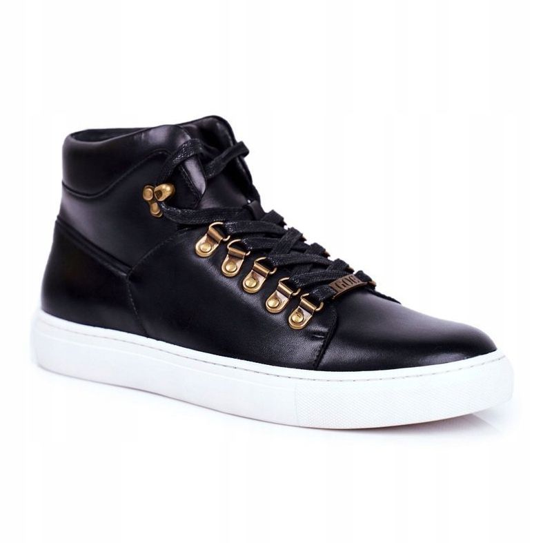 Sneakers Uomo Pelle GOE Nere GG1N3009 nero 1