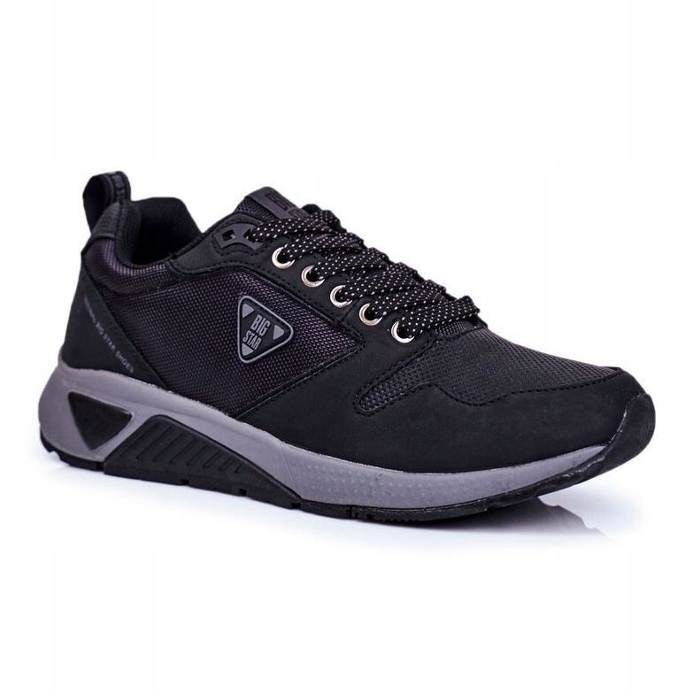 Sneakers Sportive Uomo Big Star Nere GG174350 nero 1