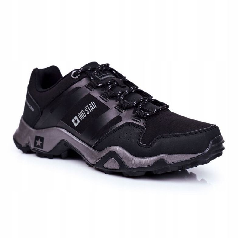 Scarpe da trekking da uomo Big Star Outdoor nere GG174269 nero 1