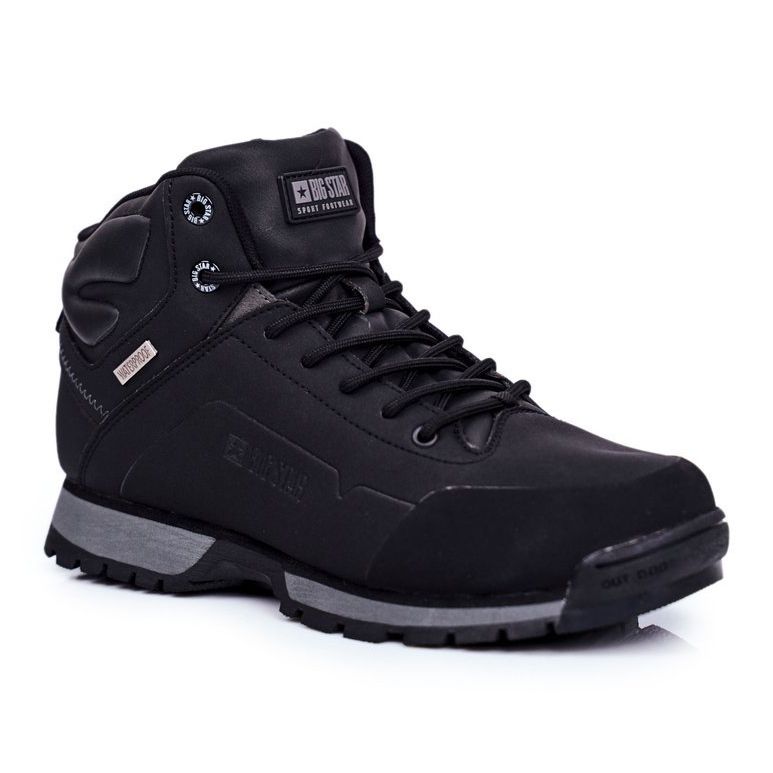 Scarpe da trekking da uomo Big Star Outdoor Nere GG174395 nero 1