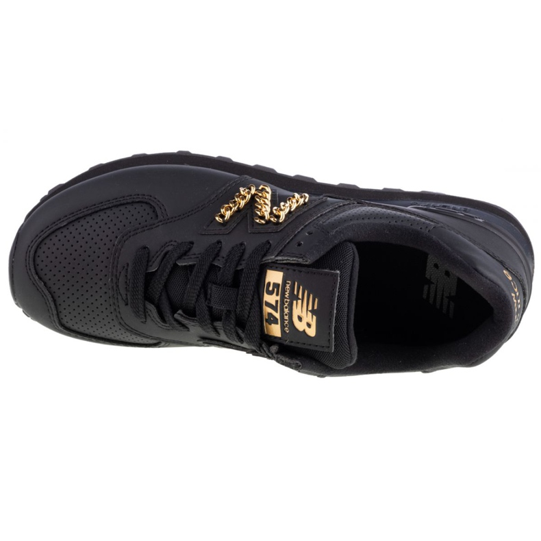 Scarpe New Balance W WL574HNQ nero d'oro 2