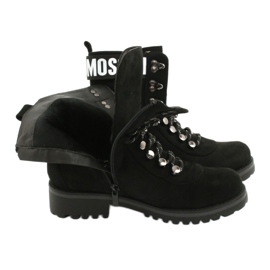 Evento Stivali in legno High Black 9BT35-1331 Black Popsi nero 6