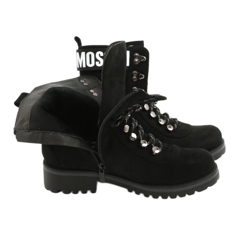 Evento Stivali in legno High Black 9BT35-1331 Black Popsi nero 6