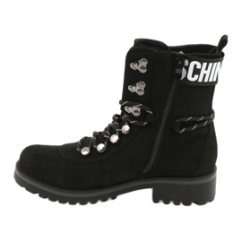 Evento Stivali in legno High Black 9BT35-1331 Black Popsi nero 4