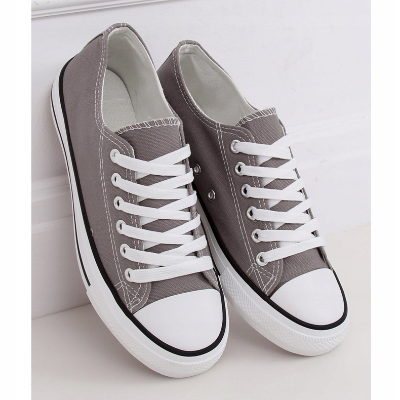 Sneakers classiche da donna grigie JD05P Grey grigio 1