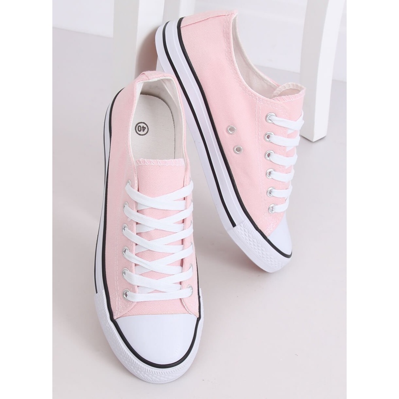 Sneakers classiche da donna rosa chiaro JD05P Pink 1