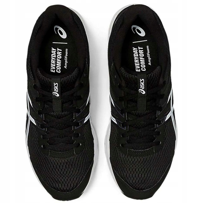 Asics Gel-Contend 6 M 1011A667 003 scarpe da corsa bianco nero 1