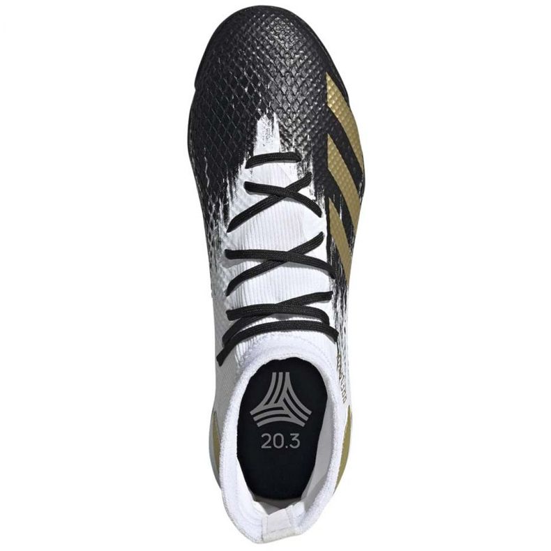 Scarpe da calcio Adidas Predator 20.3 M Tf FW9191 nero bianco 1