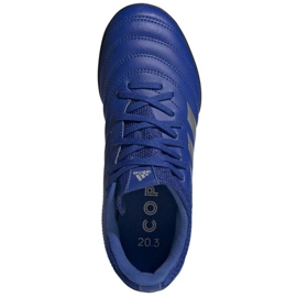 Scarpe da calcio Adidas Copa 20.3 Tf Jr EH0915 blu blu 1