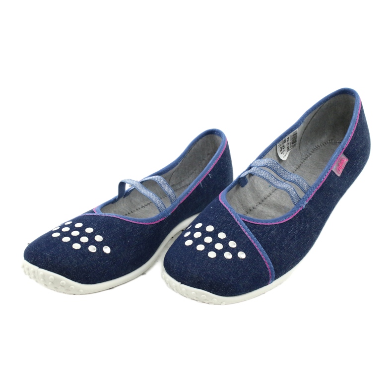 Scarpe giovanili Befado 345Q164 blu navy 3