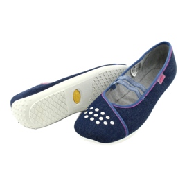 Scarpe giovanili Befado 345Q164 blu navy 4