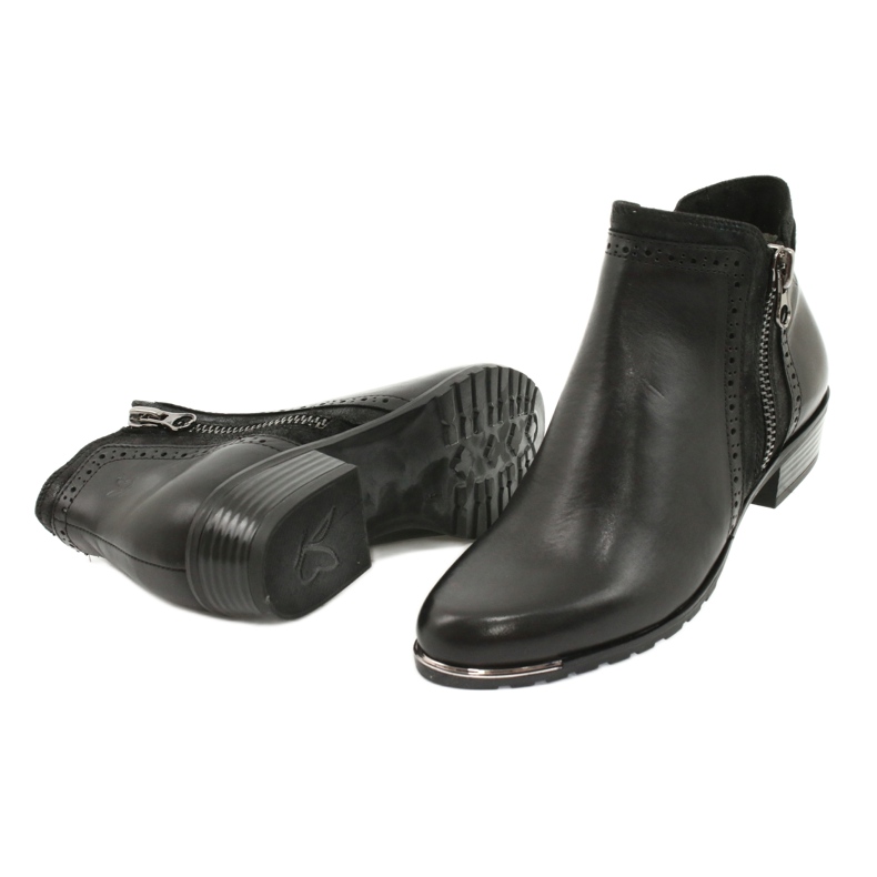 Stivali Caprice per donna pettine nero 25403-25 922 3