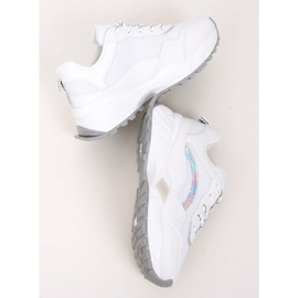 Scarpe sportive bianche LA87P bianche bianca 2