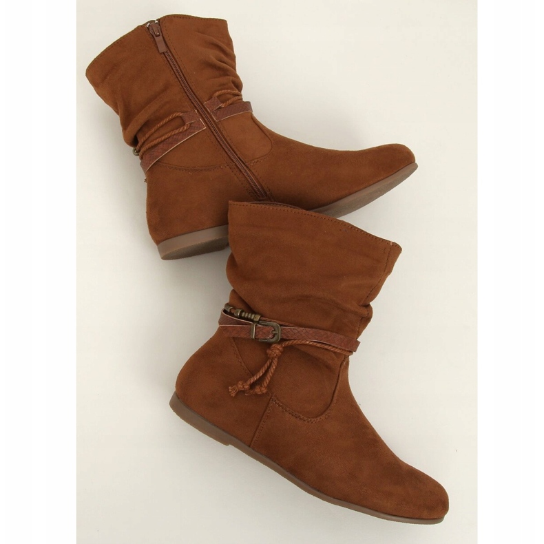 Cammello DH28 Stivali da donna color cammello marrone 1