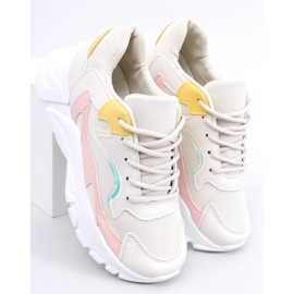 Beige BL196P Scarpe sportive beige 2