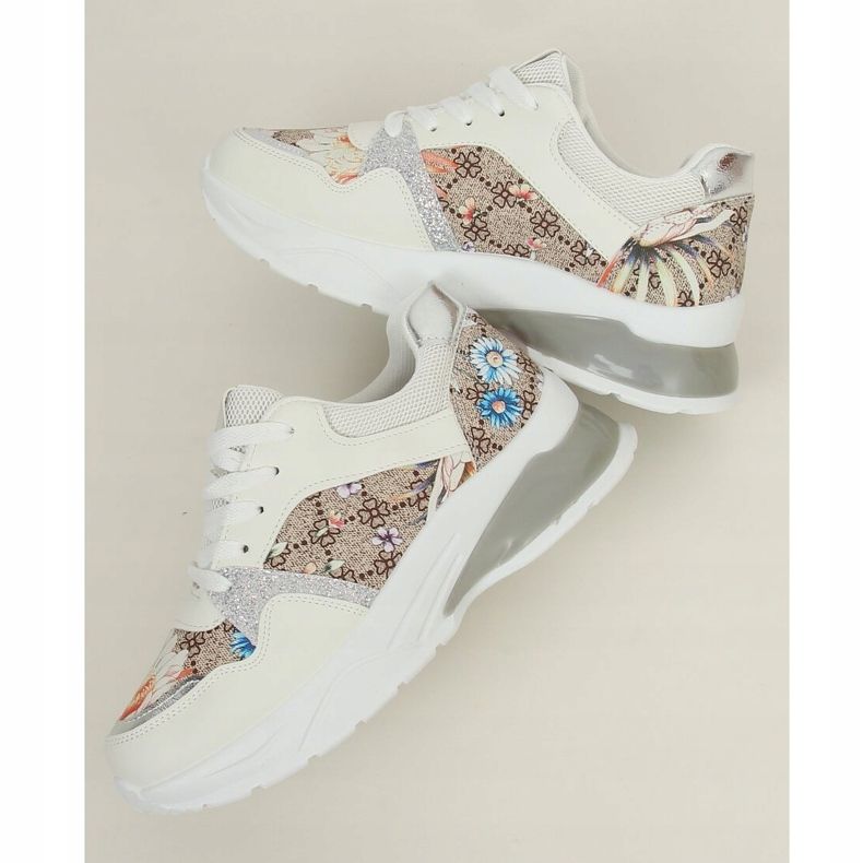Bianco NB332 Scarpe sportive bianche bianca multicolore 1