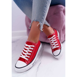 ADY Sneakers Donna Low Material Rosse FreeTime rosso 1