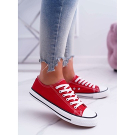 ADY Sneakers Donna Low Material Rosse FreeTime rosso 2