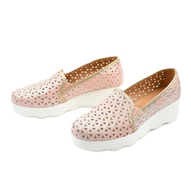 Scarpe jazz slip-on rosa A19-7252 2